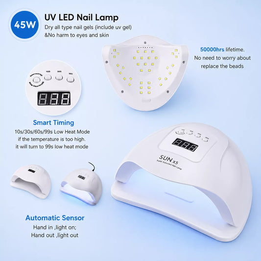 SUNX5 Plus White Pink – 80W | 36 LEDs