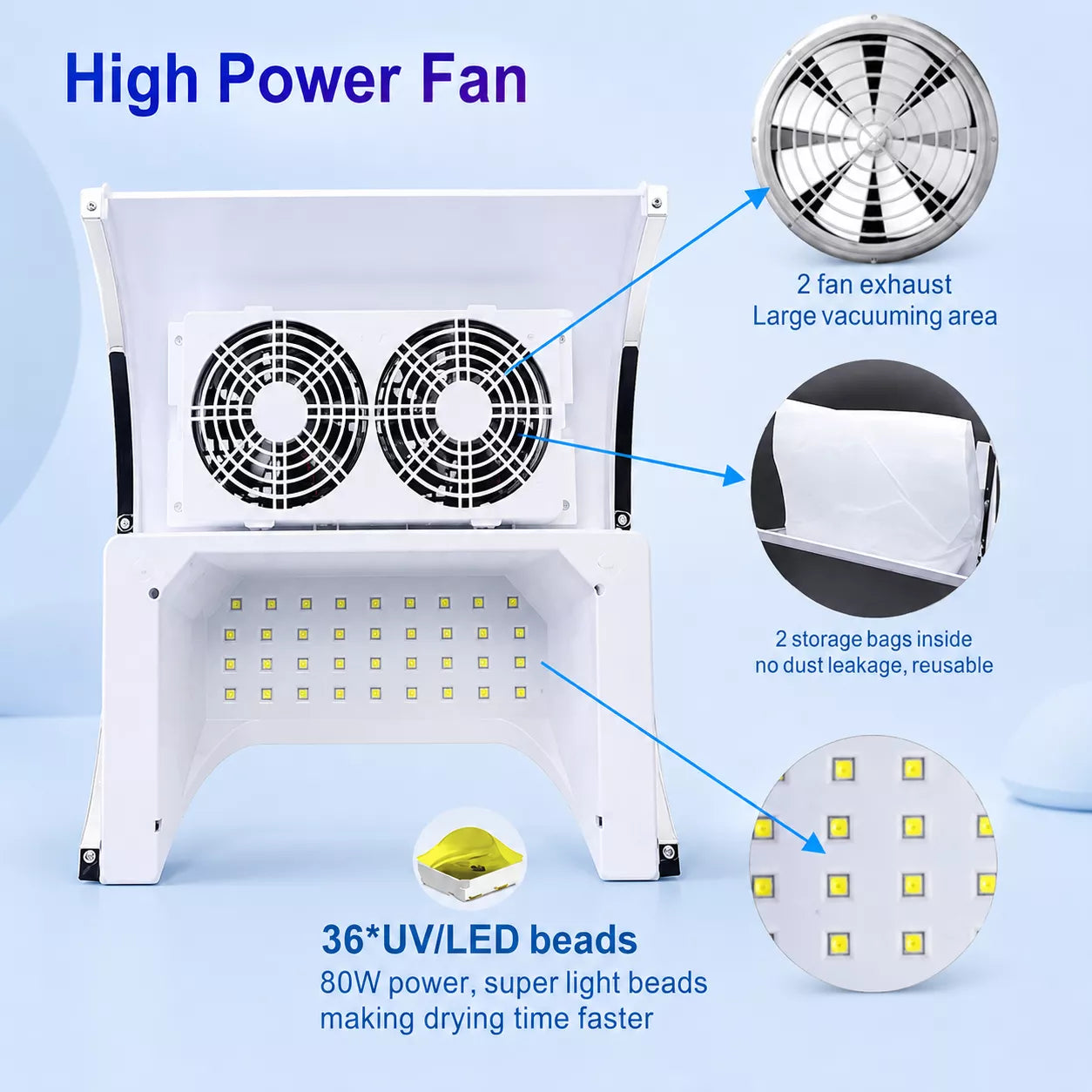 2-in-1 Dust Collector & Lamp