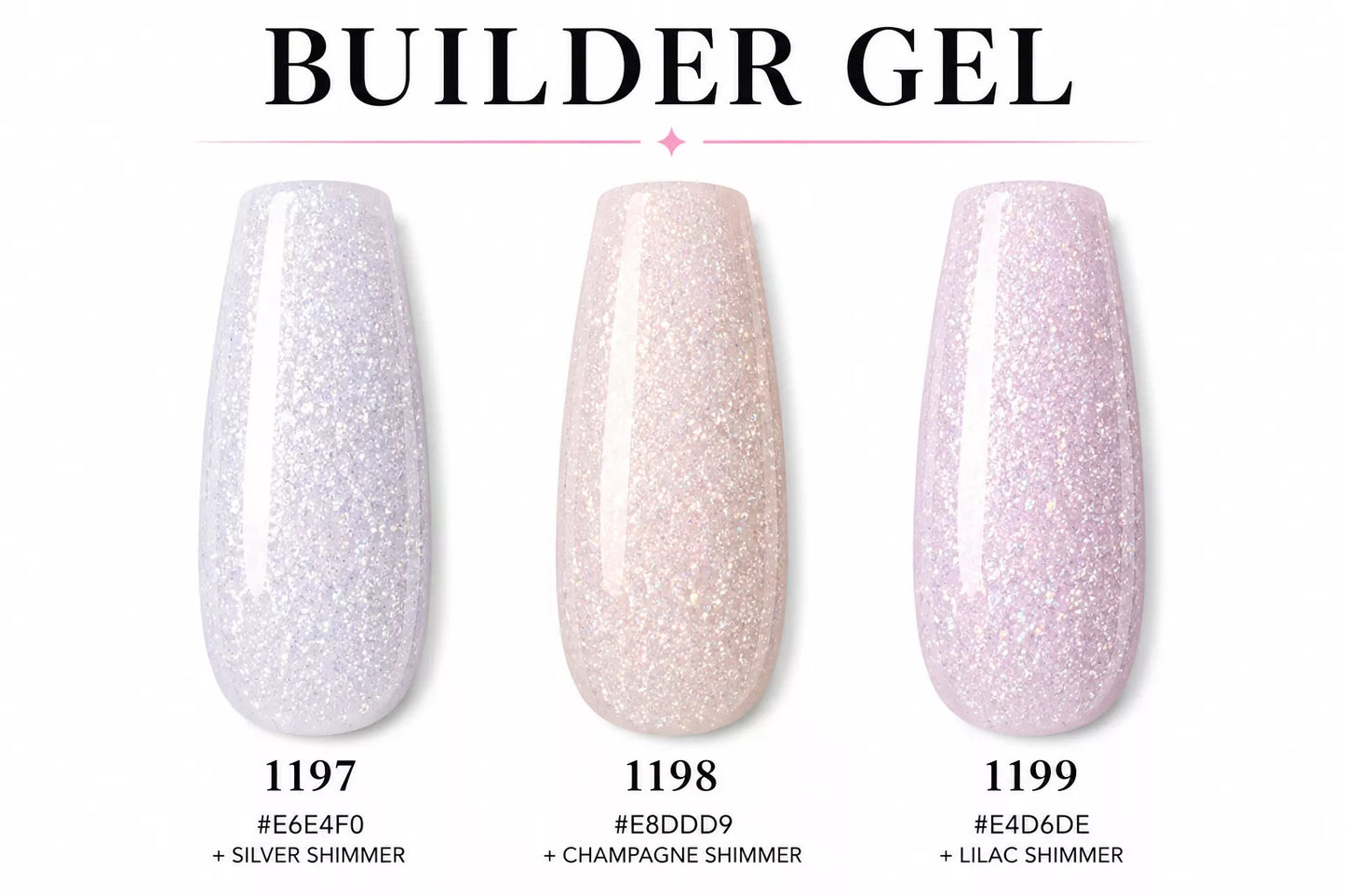 Builder Gel (Glitter Colors)