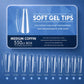 Medium Coffin Tips 550 pcs
