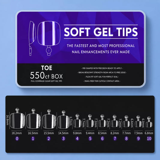 Toe Tips – 550 pcs