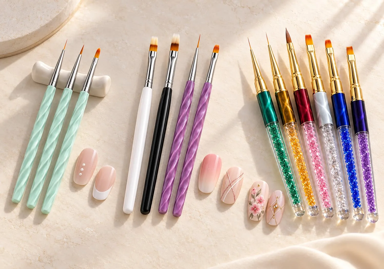 nail art brushes