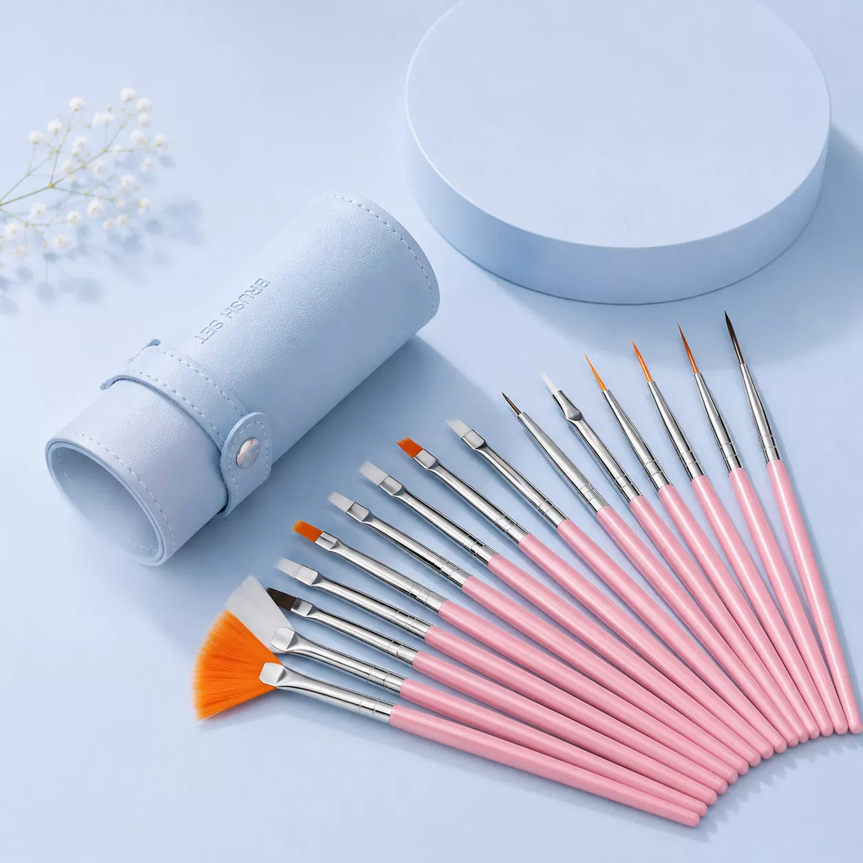 Nail Art Brush Set (15 Pieces)