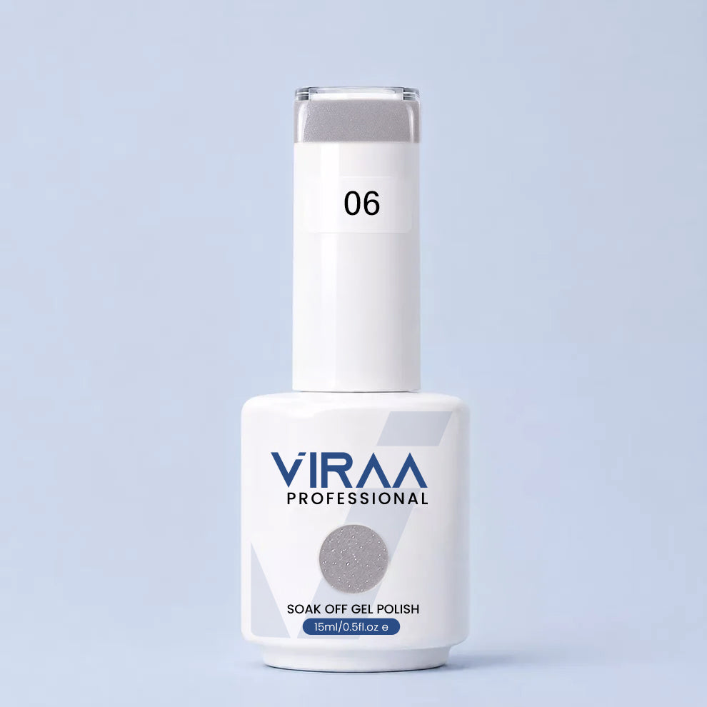 VIRAA Professional Glassy Nude Gel Collection 15ml in GN 06