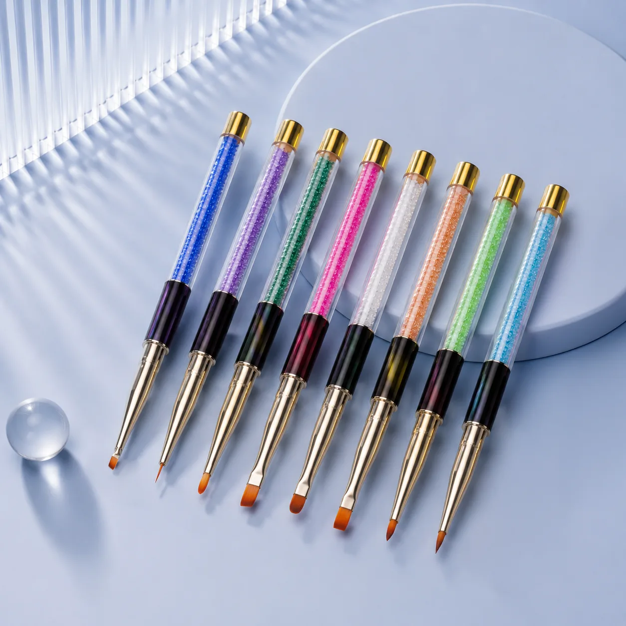 VIRAA Professional Special 8-Piece Nail Art Brush Set